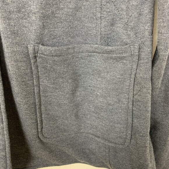 LOLE Womens L Knit Blazer Jacket 3 Button Gray Pockets Cozy Work Office Stretch - Picture 5 of 14